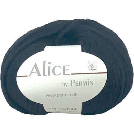 Alice Permin - Alpaca Uldgarn - Fv 48 Sort på Tilbud!