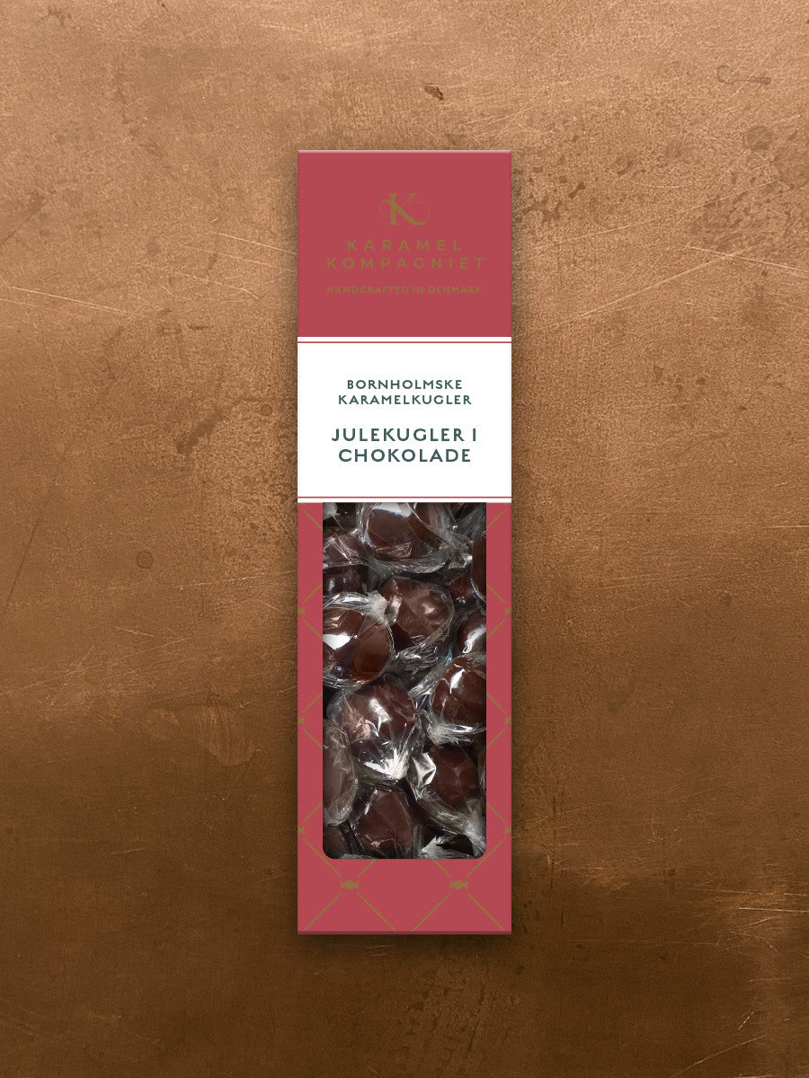 Julekugler i Chokolade - Karamelkompagniet 109g
