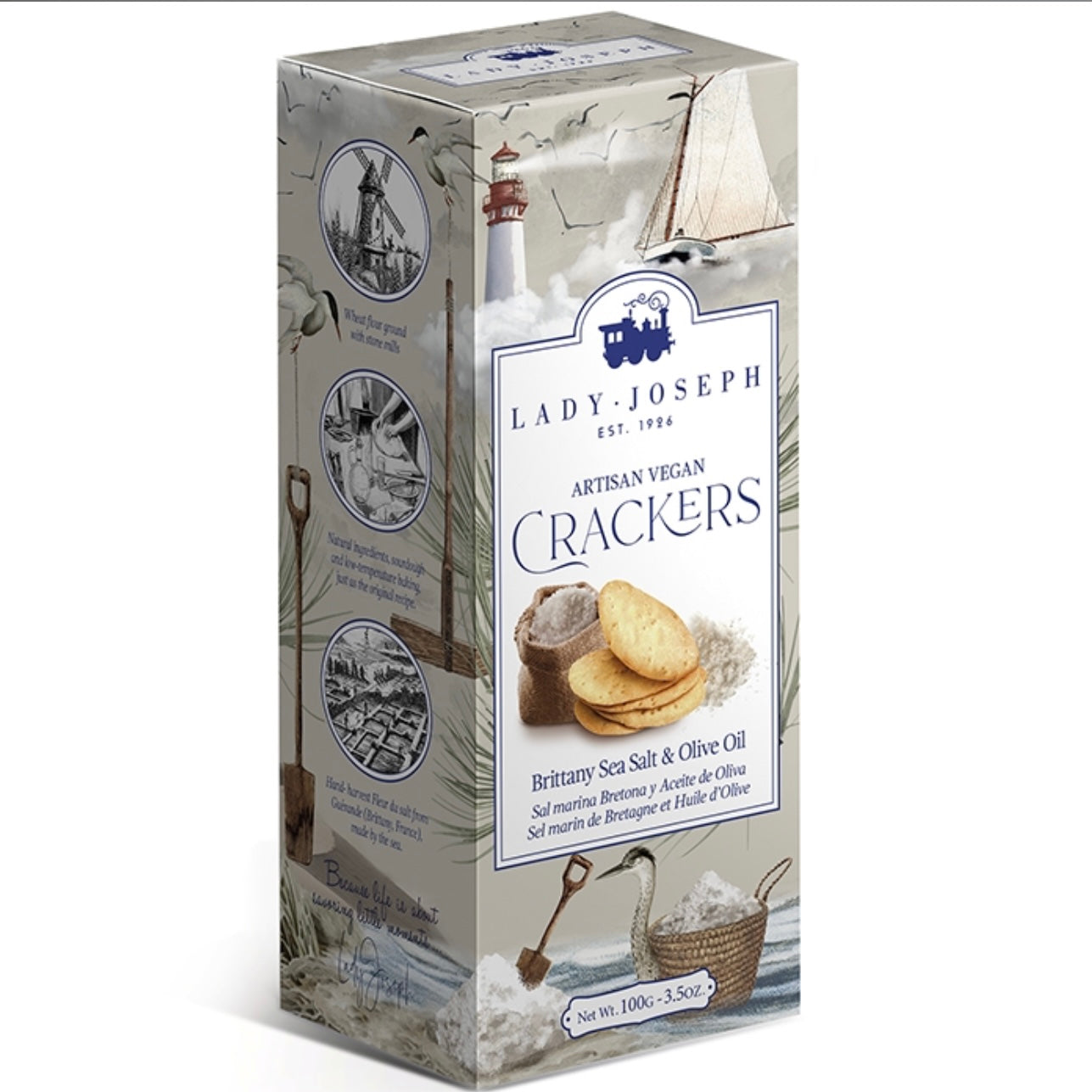 Lady Joseph Urtekiks med Olivenolie - 100g Snack