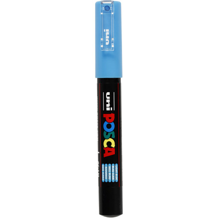 Uni Posca Tusch/Tus Ekstra Fin Lyseblå 0,7mm