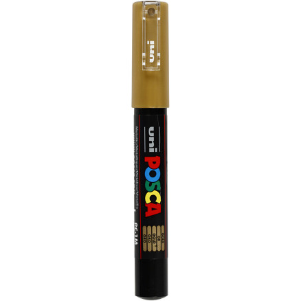 Uni Posca Tusch/Tus Ekstra Fin Guld 0,7mm