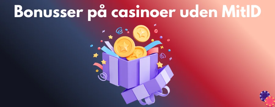 Bonusser på udenlandske casinoer uden MitID